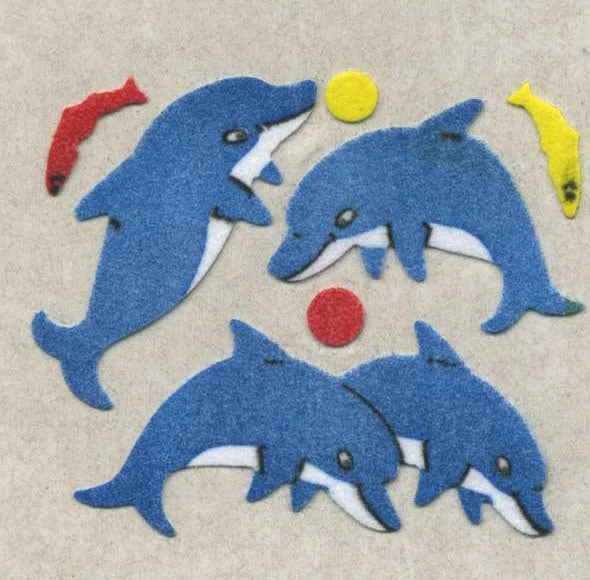Vintage Stickers on the Roll ! Various Designs