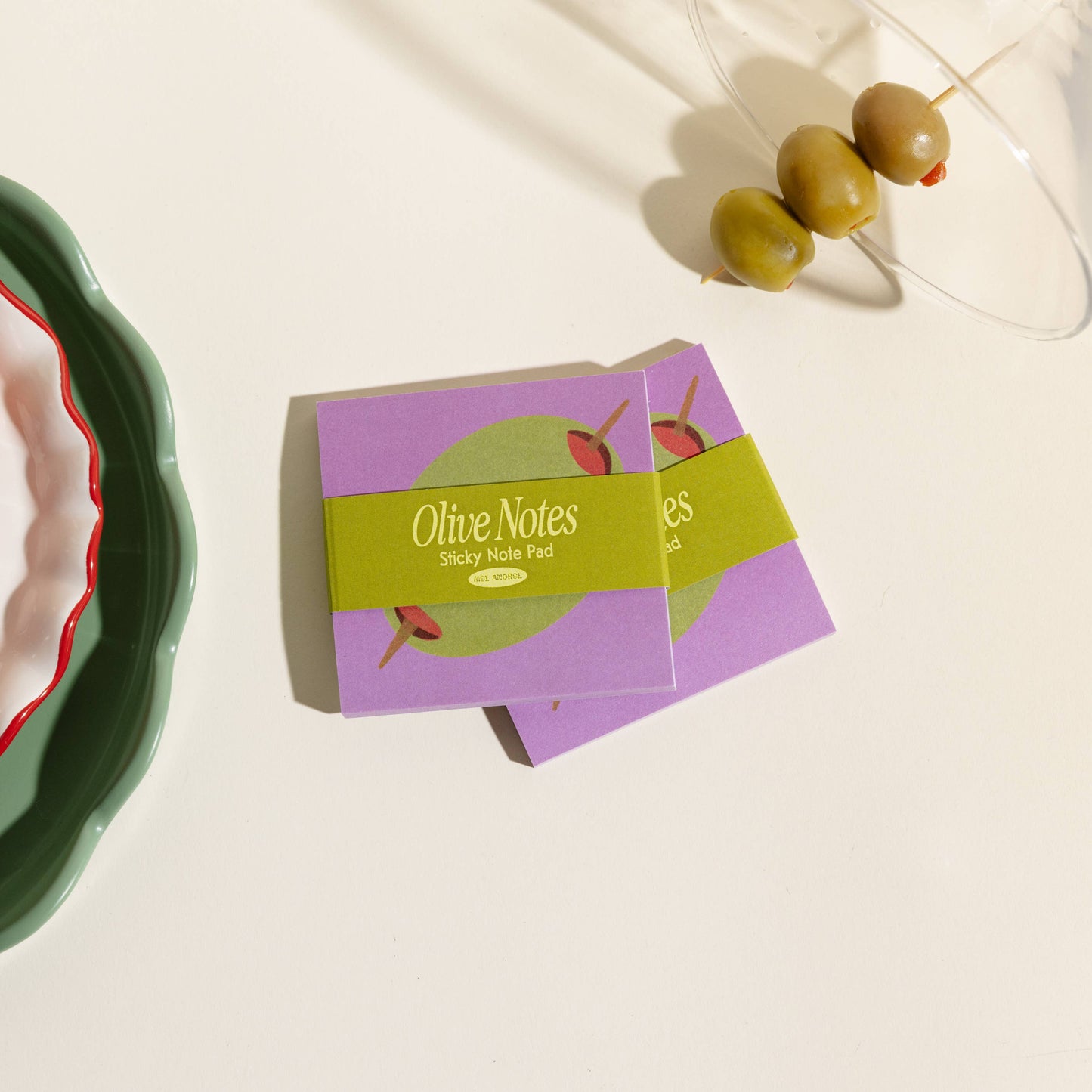 Olive Sticky Notes