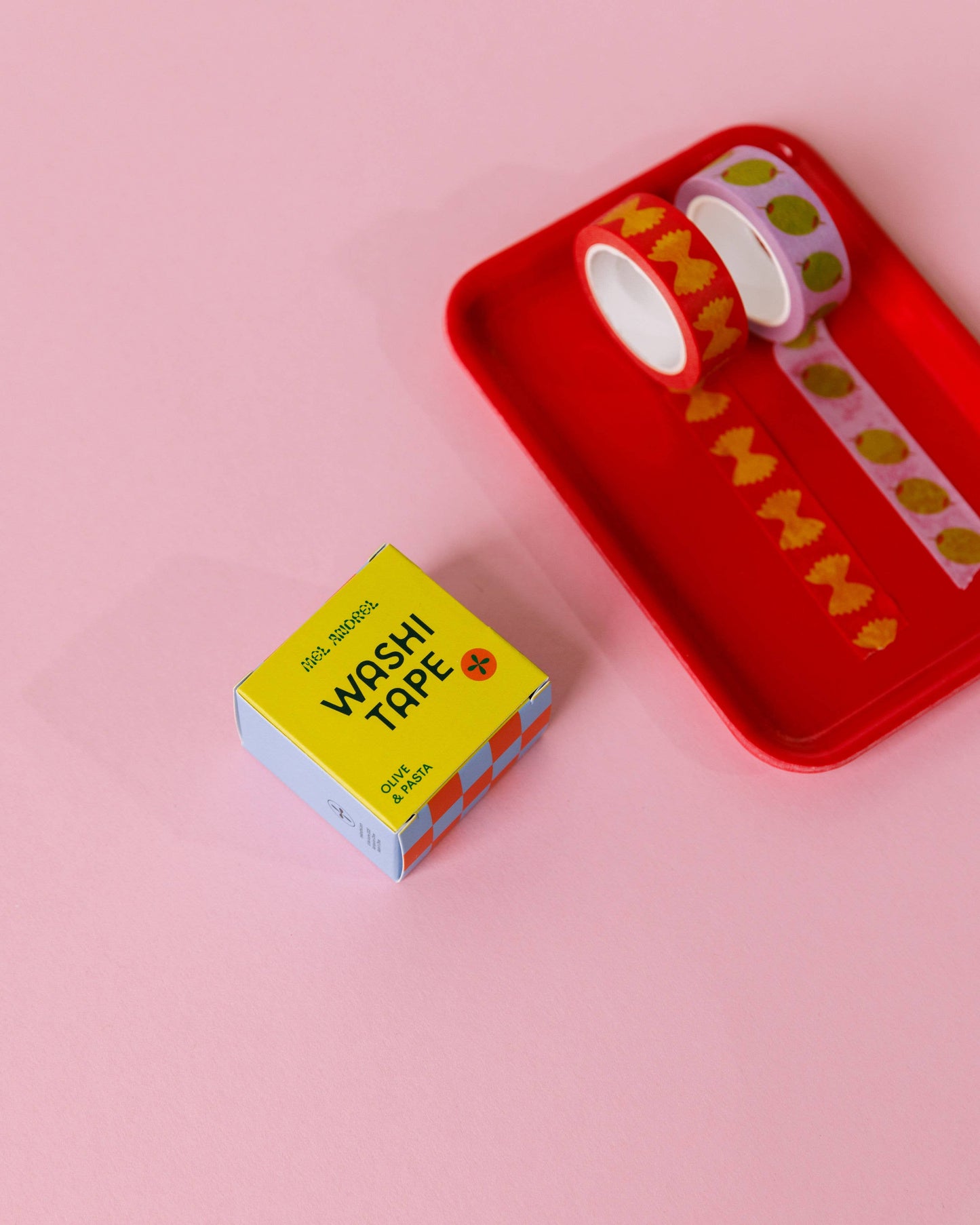 Olive & Pasta Washi Tape Two-Pack