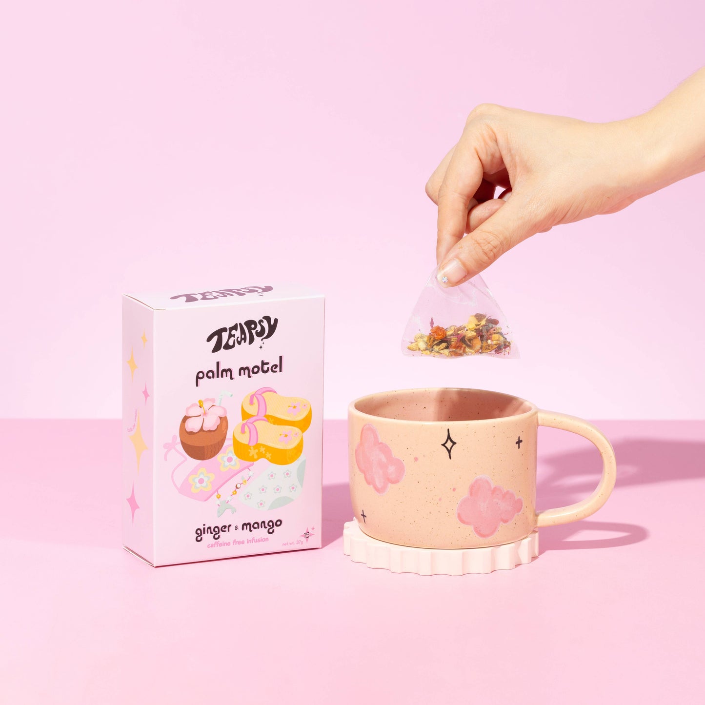 Ginger & Mango Herbal Tea - Palm Motel