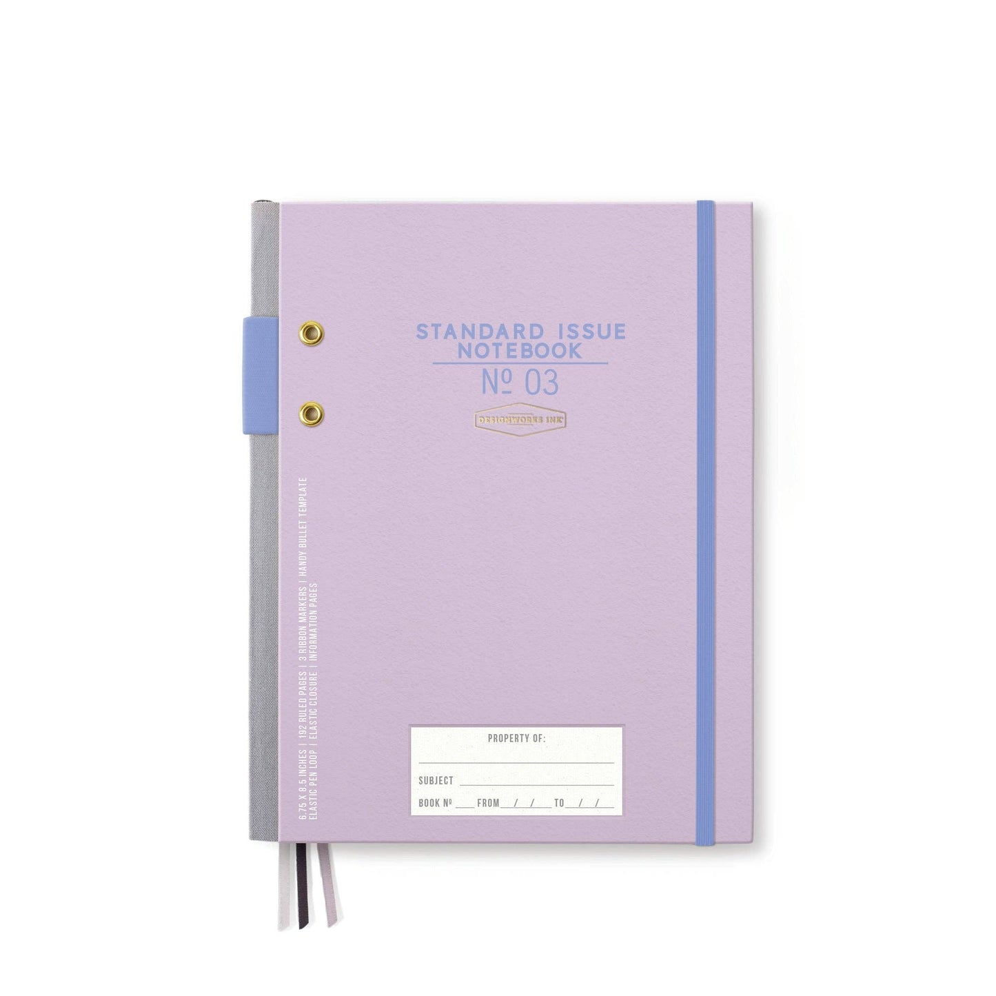 Designworks Ink Standard Issue Notebook - Lavender