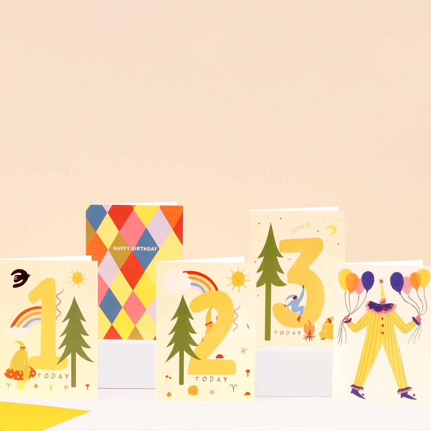 Circus Clown Birthday Card | Happy Birthday | Balloons | A6