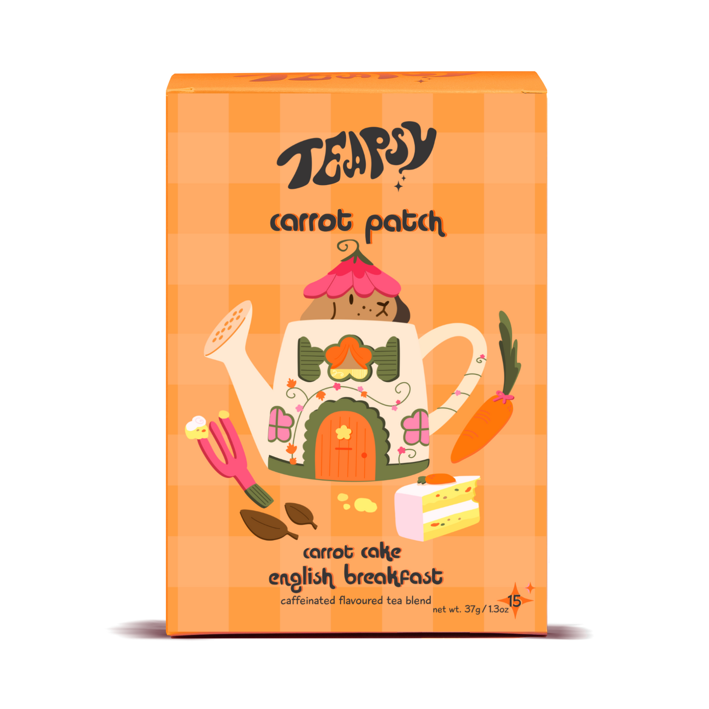 "Carrot Patch" Carrot Cake English Breakfast Tea
