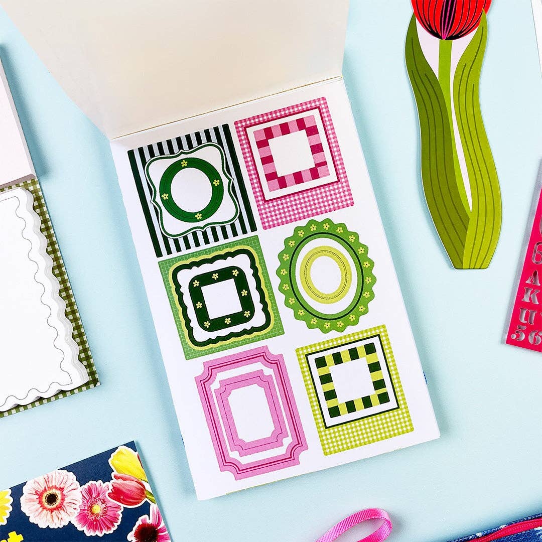 In The Garden Pipsticks Junk Journal Sticker Book