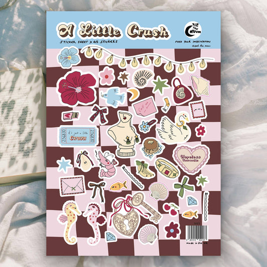 A5 Sticker Sheet - A Little Crush