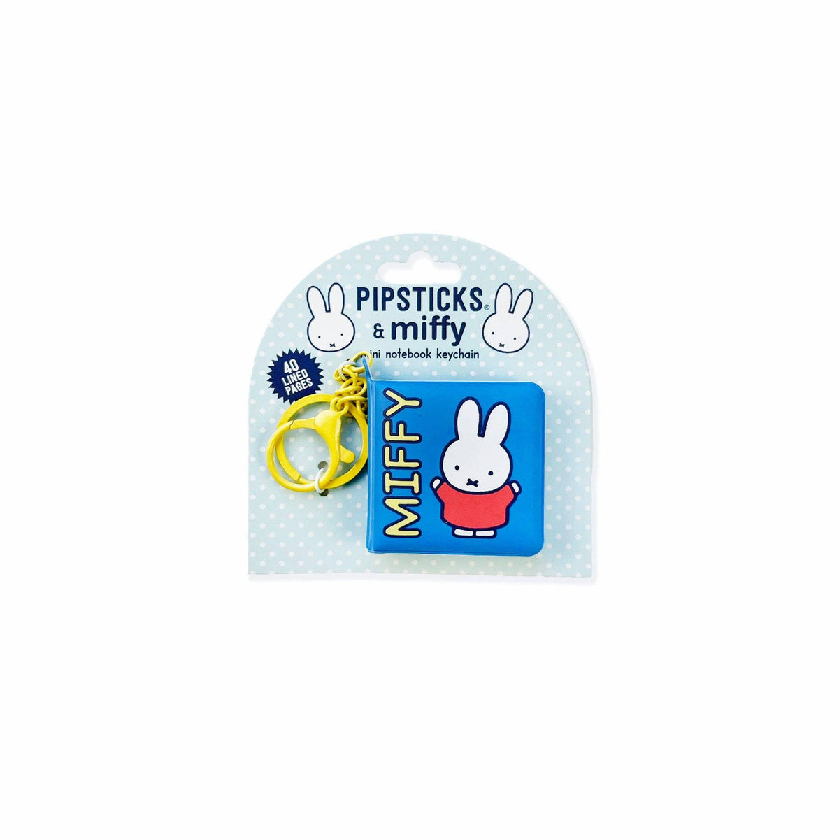 Pipsticks Miffy Puffy Mini Notebook Keychain