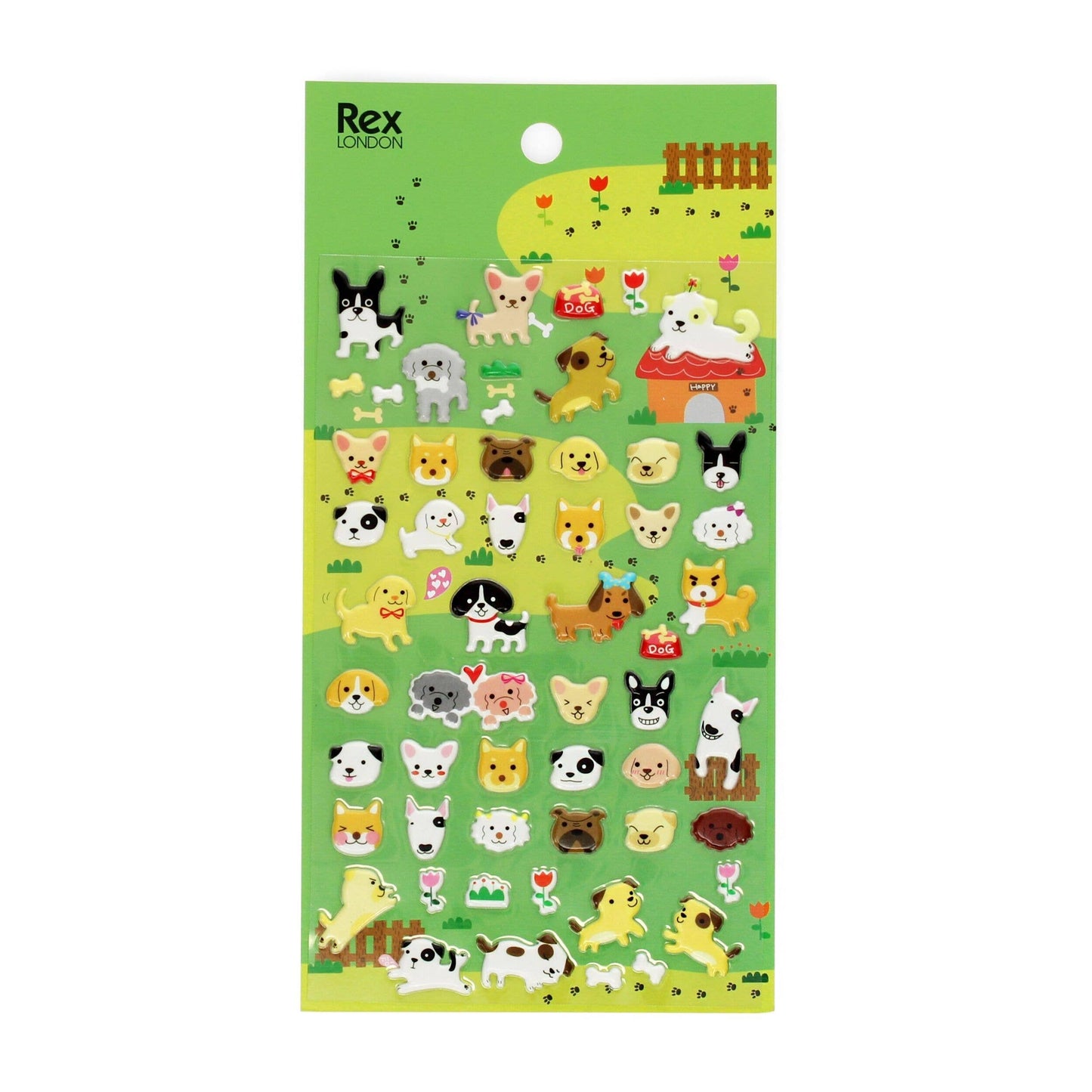3D Puffy Stickers - Dogs
