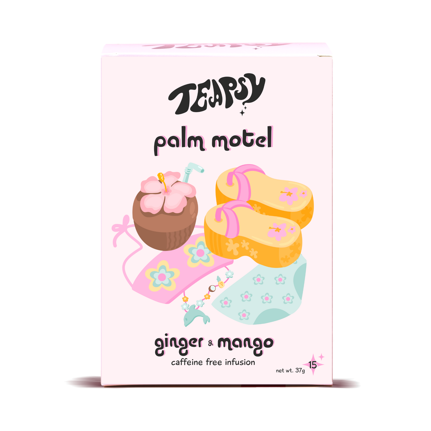 Ginger & Mango Herbal Tea - Palm Motel