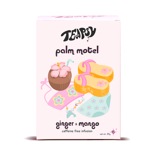 Ginger & Mango Herbal Tea - Palm Motel