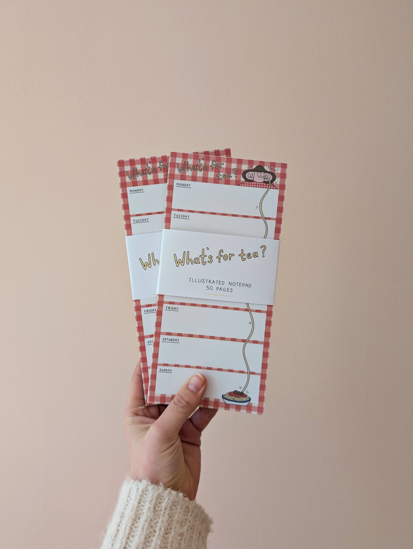 What's for Tea? Illustrated Note Pad
