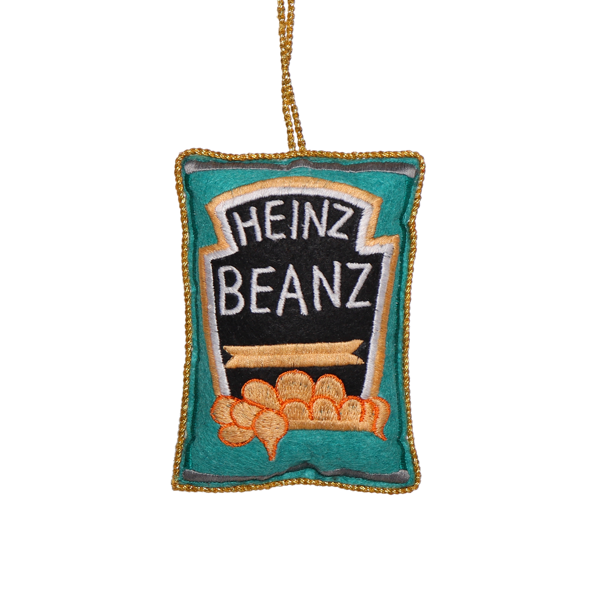 Heinz Beanz Embroidered Decoration, 10cm