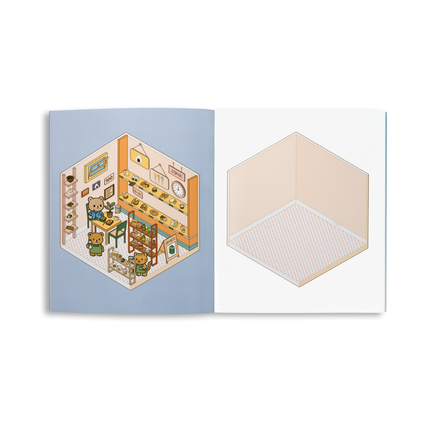 Cute 'n' Cozy Sticker Therapy: Convenience Stores (Cute 'n' Cozy Sticker Therapy Series)