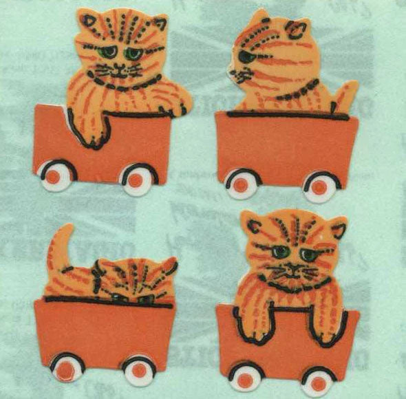 Vintage Stickers on the Roll ! Various Designs