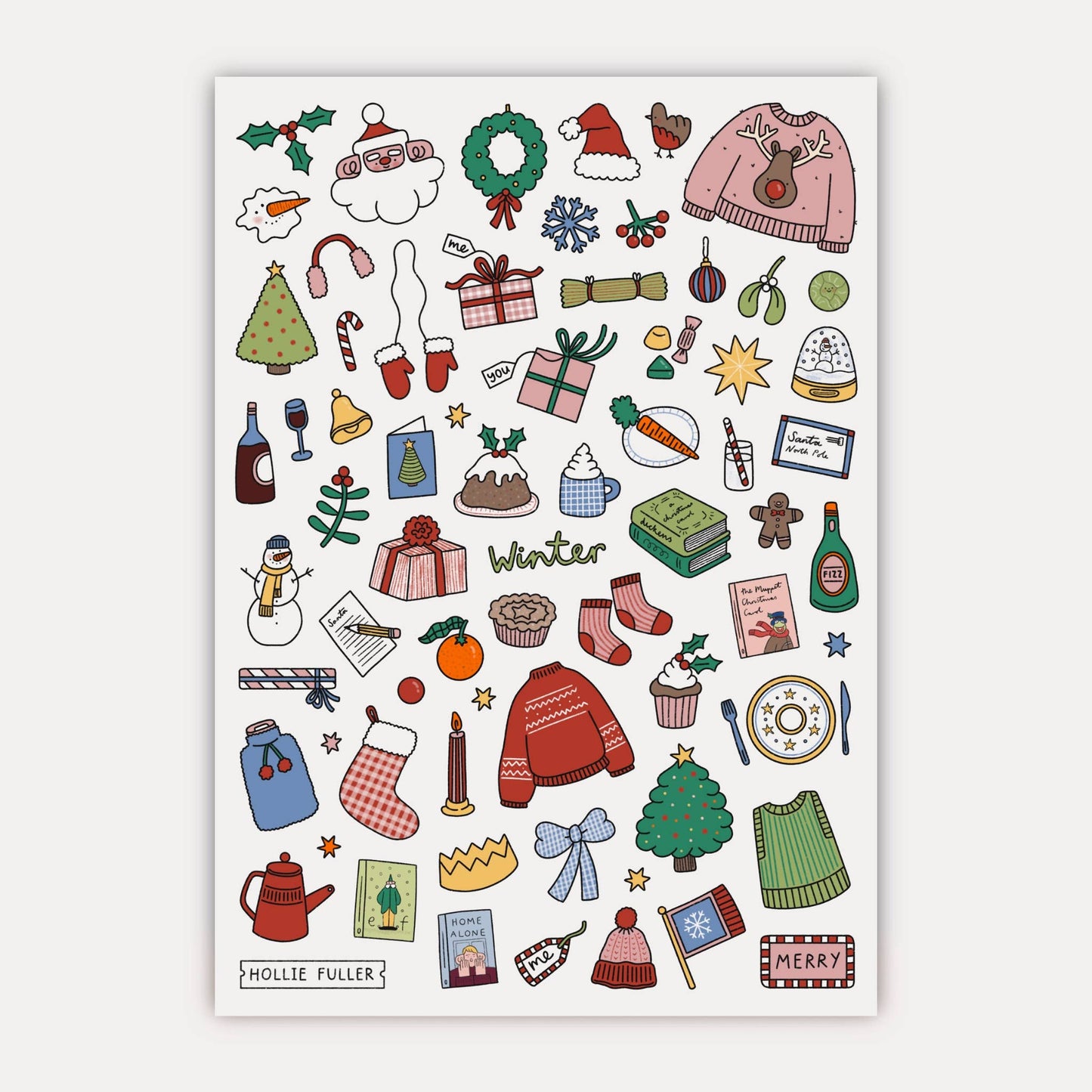 Winter Sticker Sheet