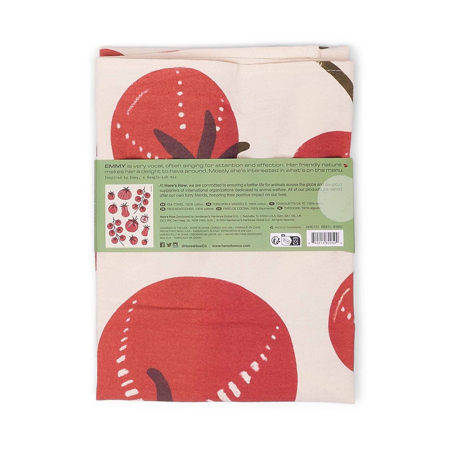 The Emmy Tea Towel - Tomatoes