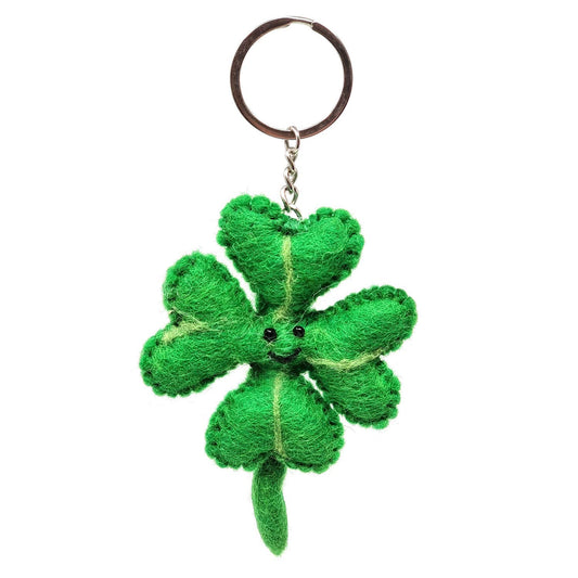 Felt Keychain - Clover Keyring