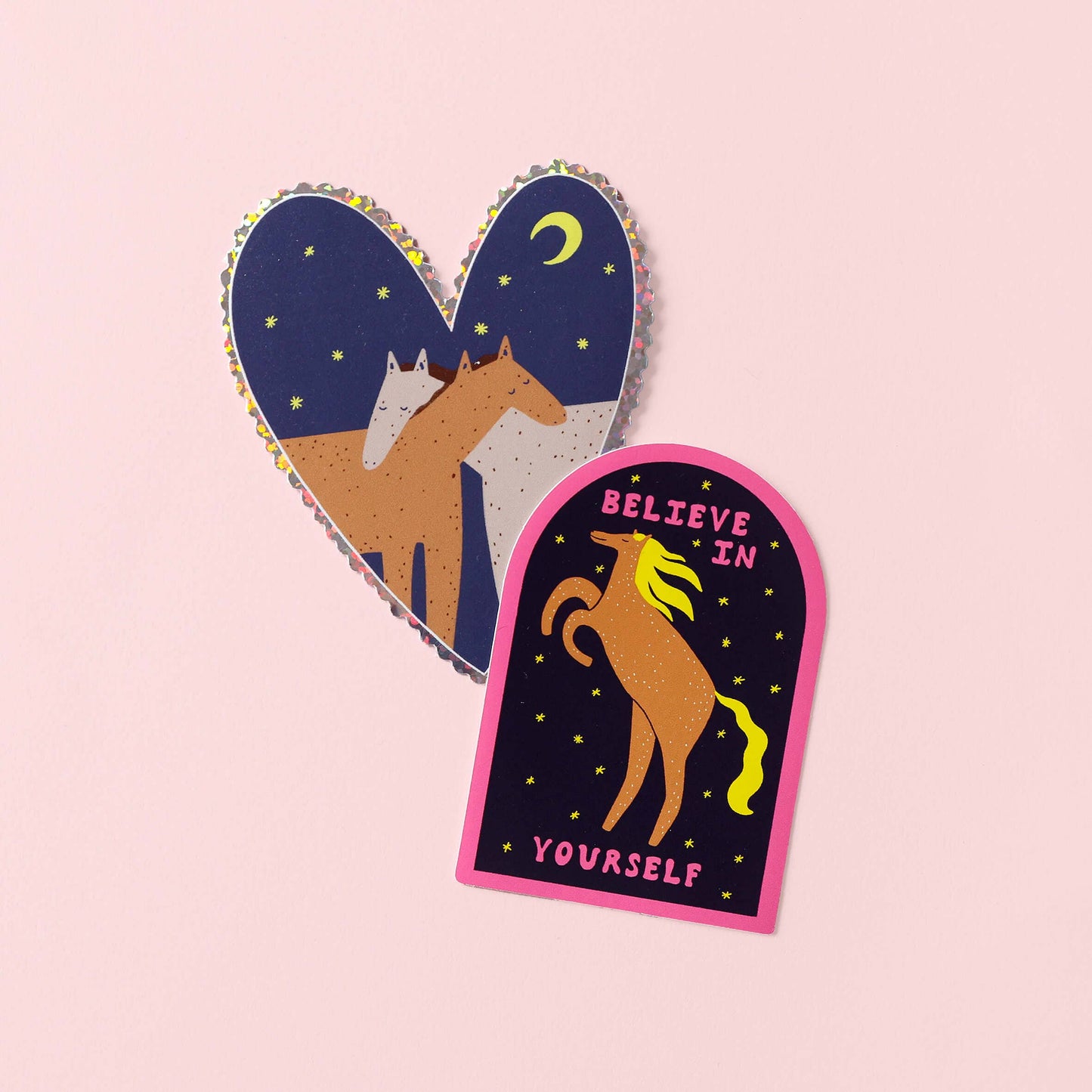 Believe In Yourself Sticker - Celestial Horse Vinyl Sticker