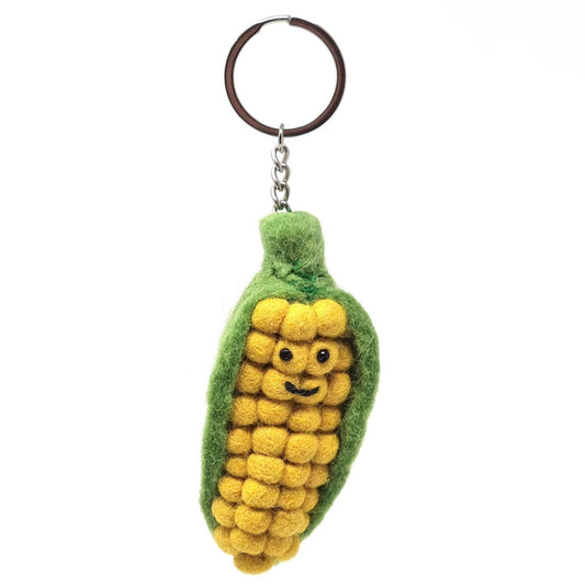 Felt Keychain - Sweetcorn Felt Keyring