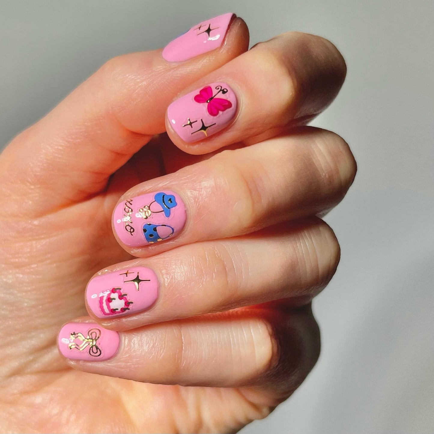 Nail Art Stickers - DISCO RODEO
