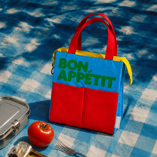Helio Ferretti | Bon Appetit Lunch Bag | Blue Multicolour