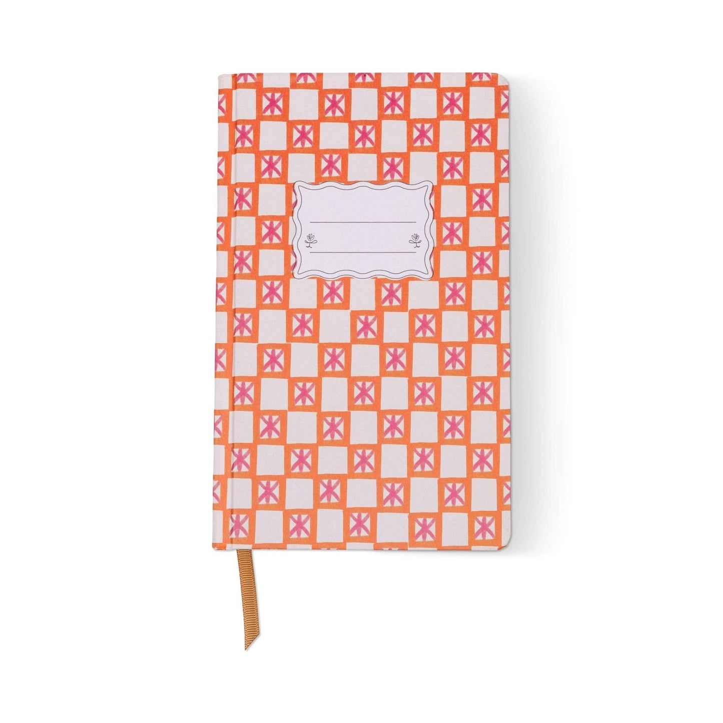 DesignWorks Ink Tulip Journal - Orange Check