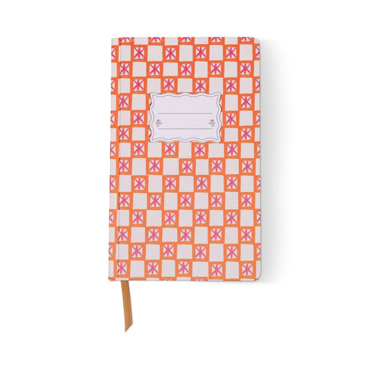 DesignWorks Ink Tulip Journal - Orange Check