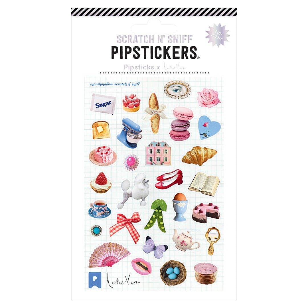Pipsticks x Haricot Vert Nostalgic Charm Scratch 'n Sniff Sticker Sheet