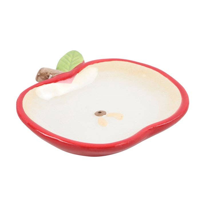 Apple Ceramic Incense Stick Holder Plate
