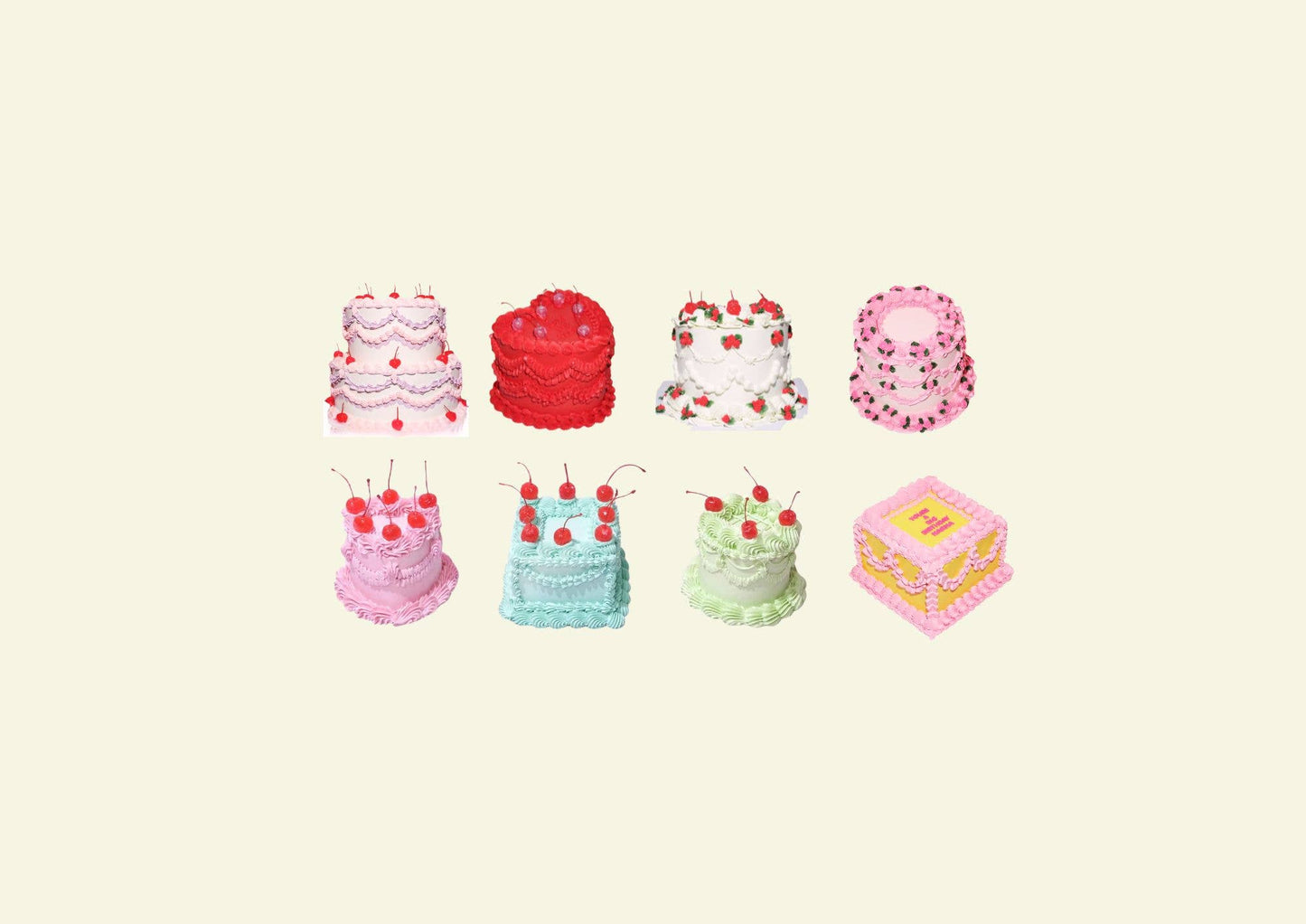 Cakes Washi Flake Stickers 