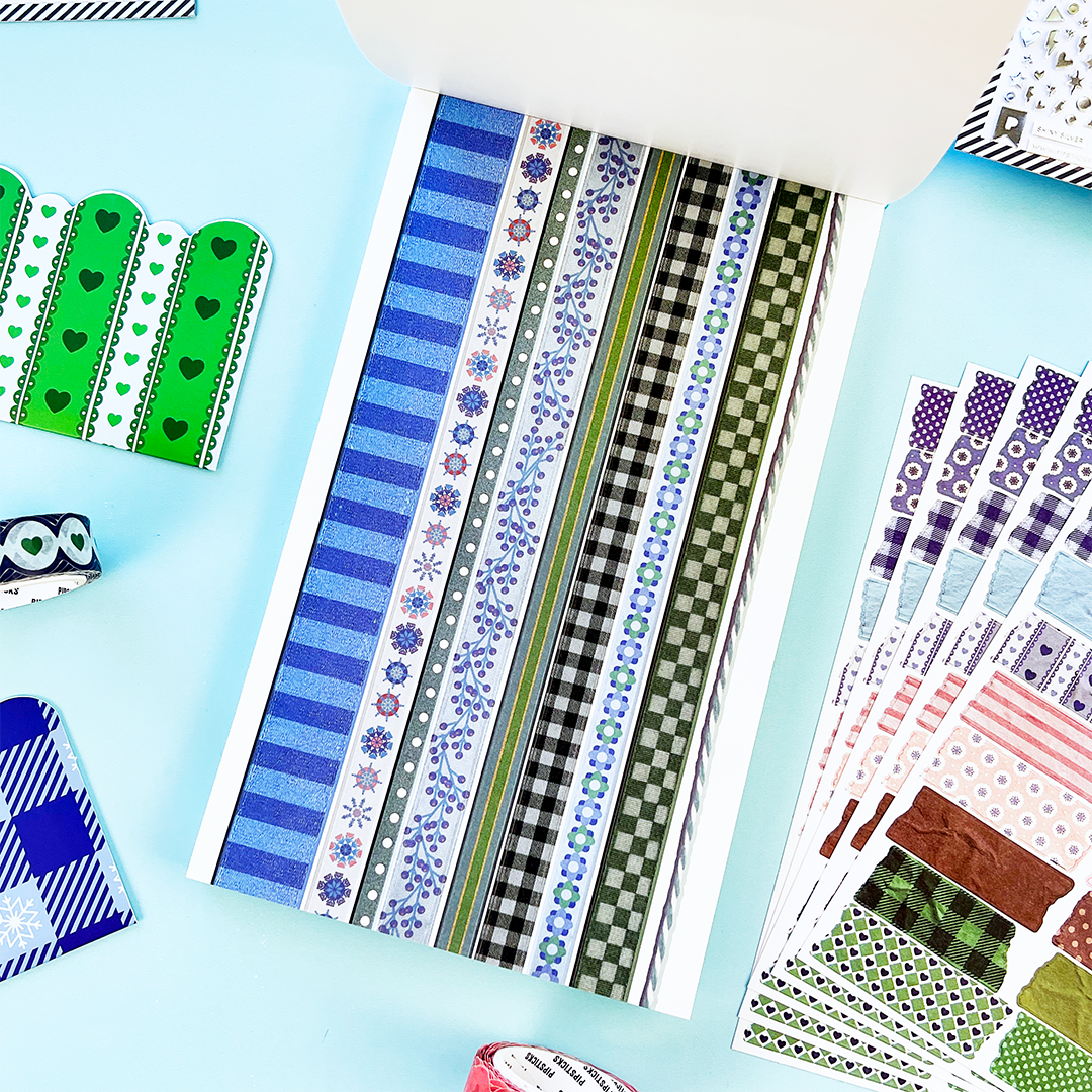 Winter Whimsy Pipsticks Junk Journal Sticker Book