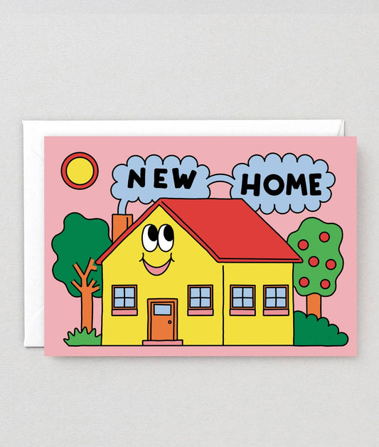 New Home Happy House Greetings Card