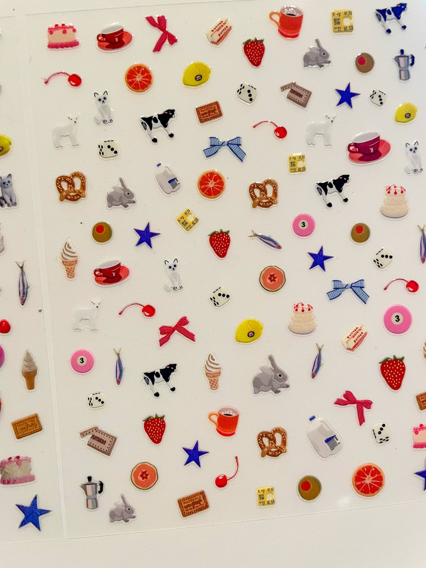 Trinket Nail Stickers - Martina Calvi Tiny Store