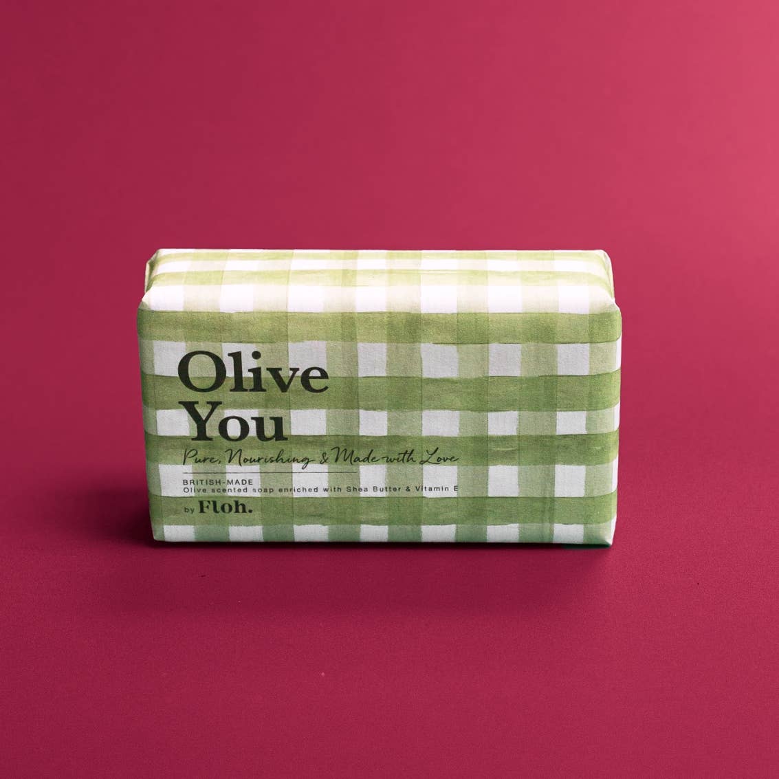Olive You Soap (Gingham)