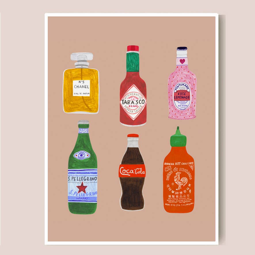 BOTTLES print