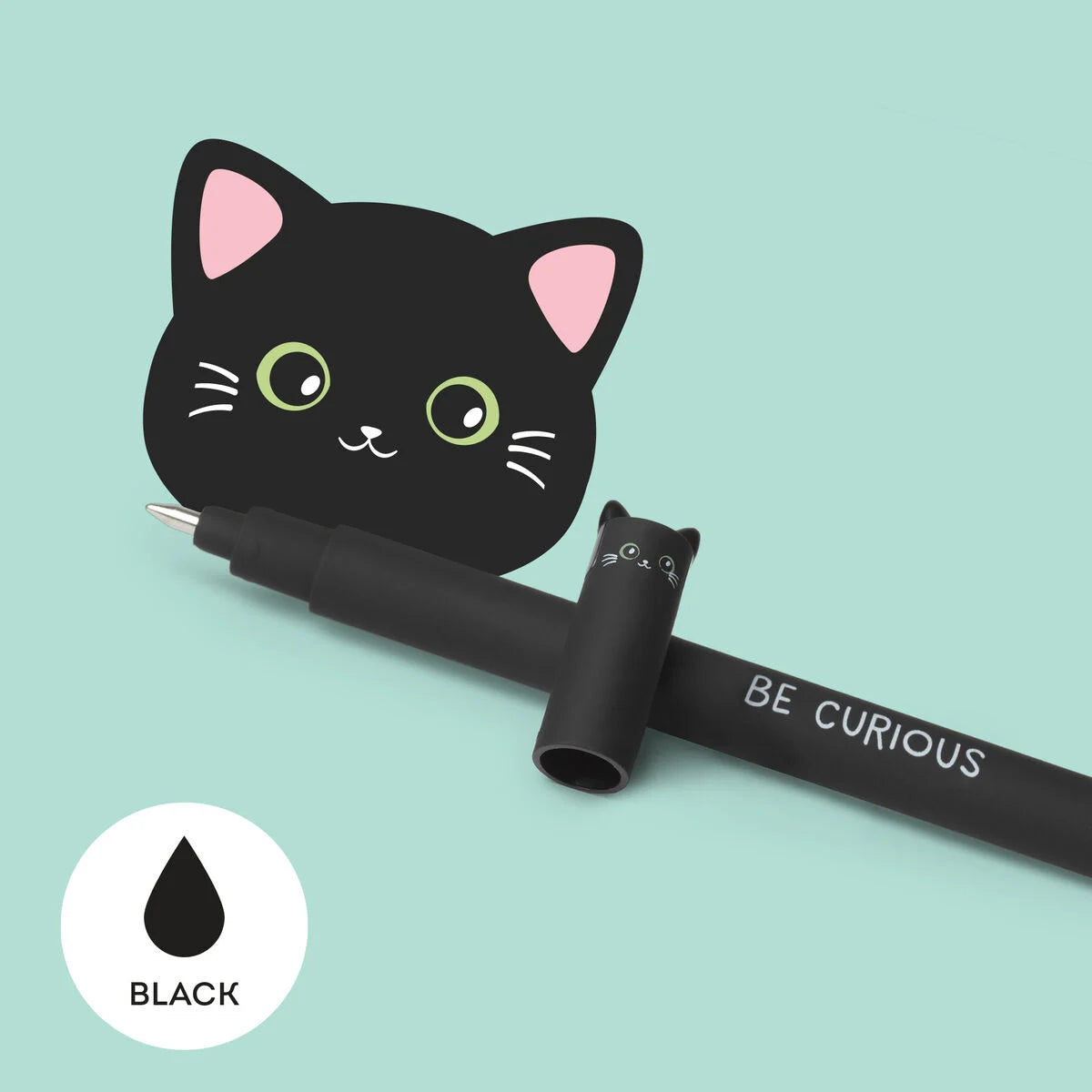 Legami - Erasable Pen - Black Cat