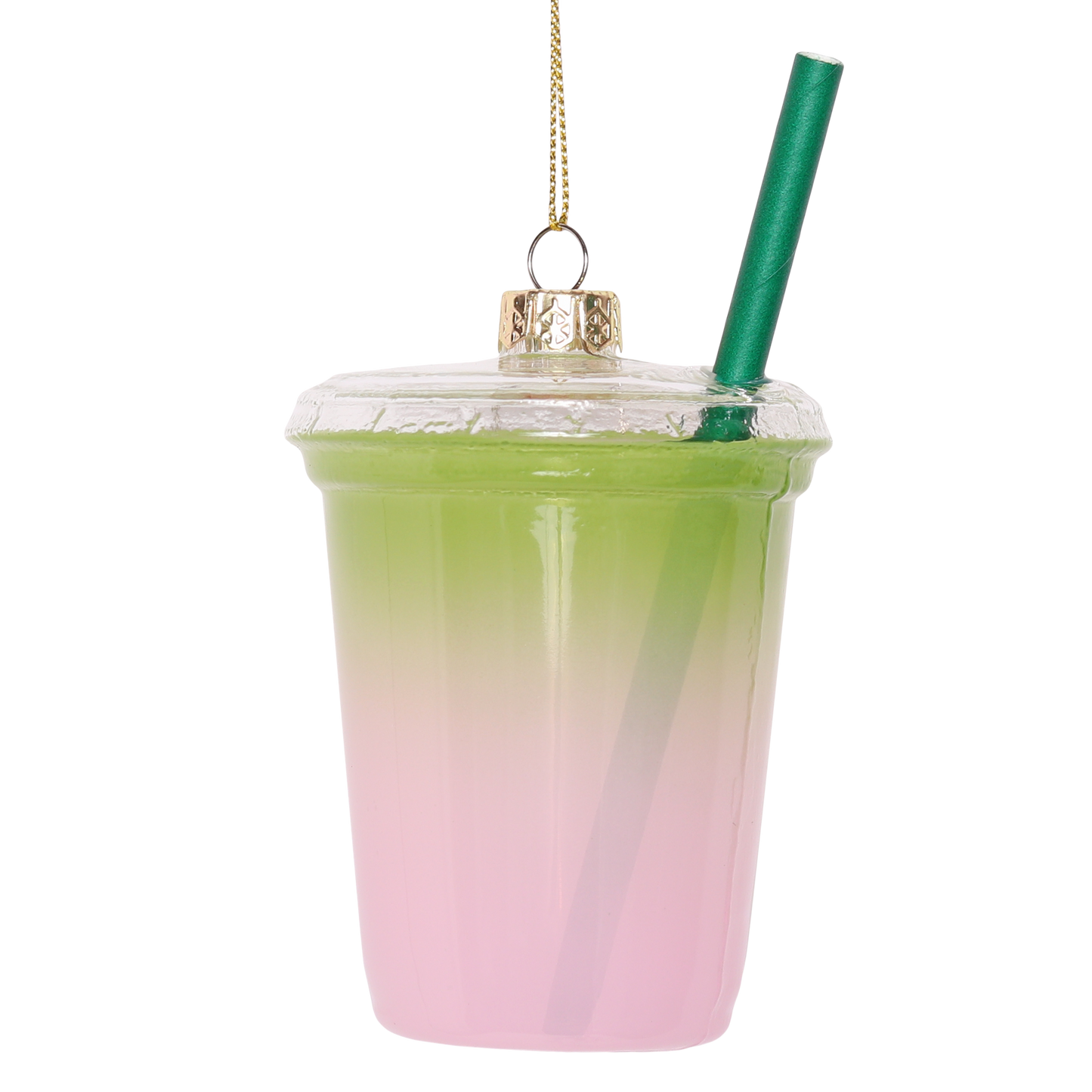 Blueberry Matcha Glass Decoration, 12cm