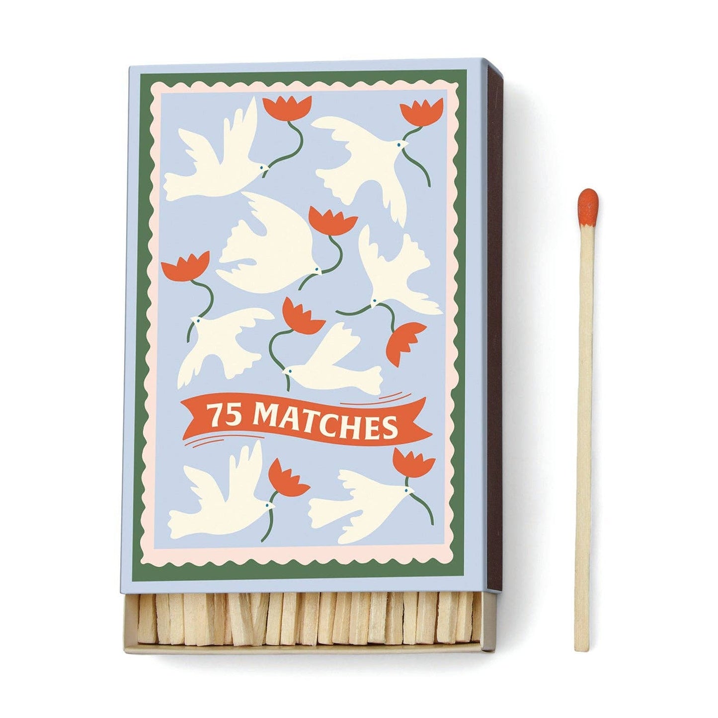 Boxed Matches "Flower" - 75 matches