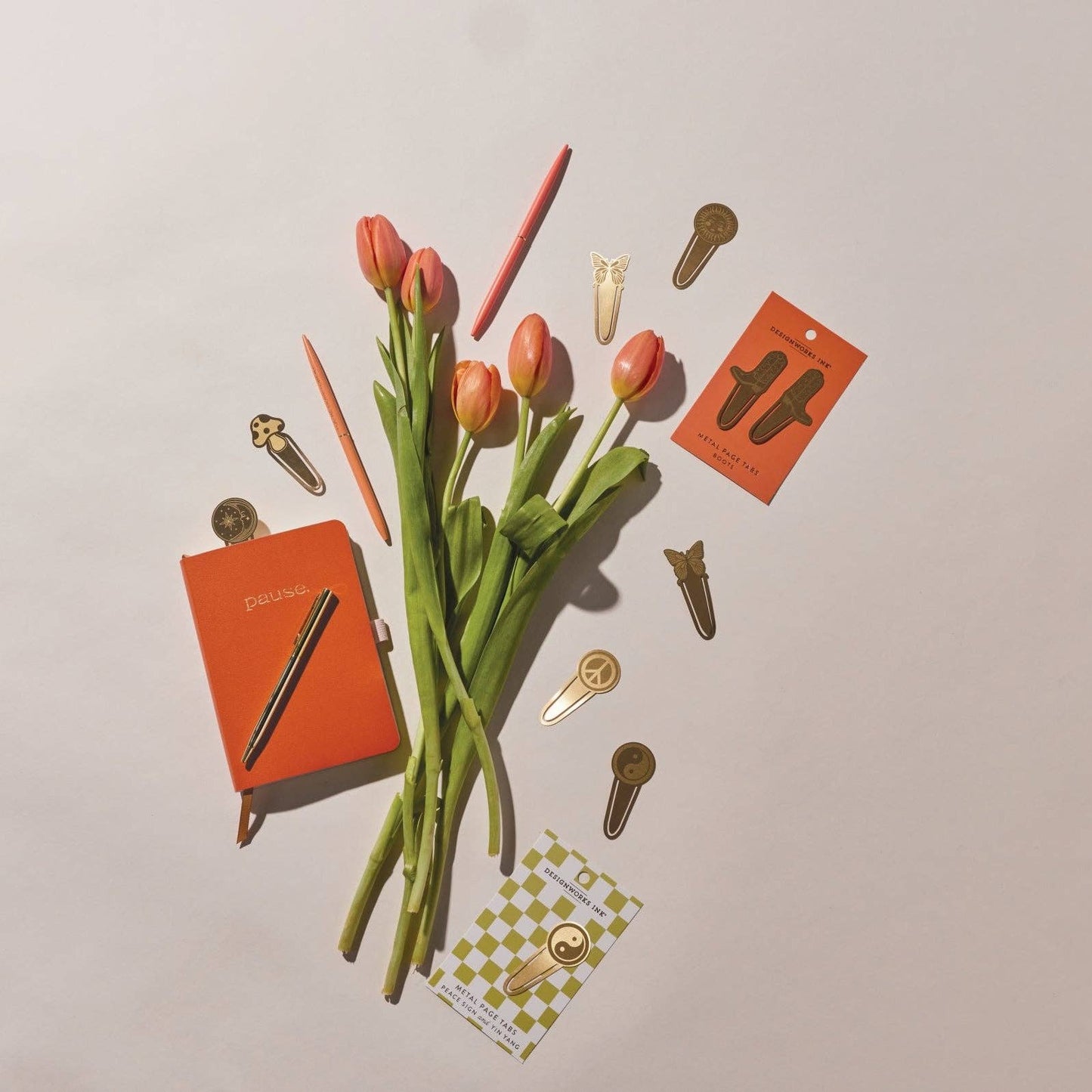 Brass Page Tabs - Boots