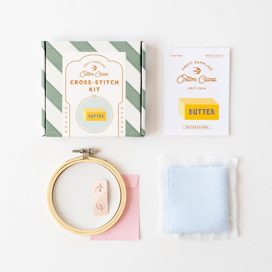 Butter Cross Stitch Kit