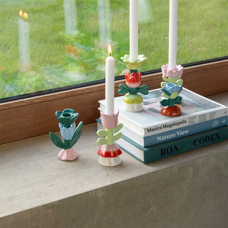 &Klevering Blume Tulip Candle Holder - Largest