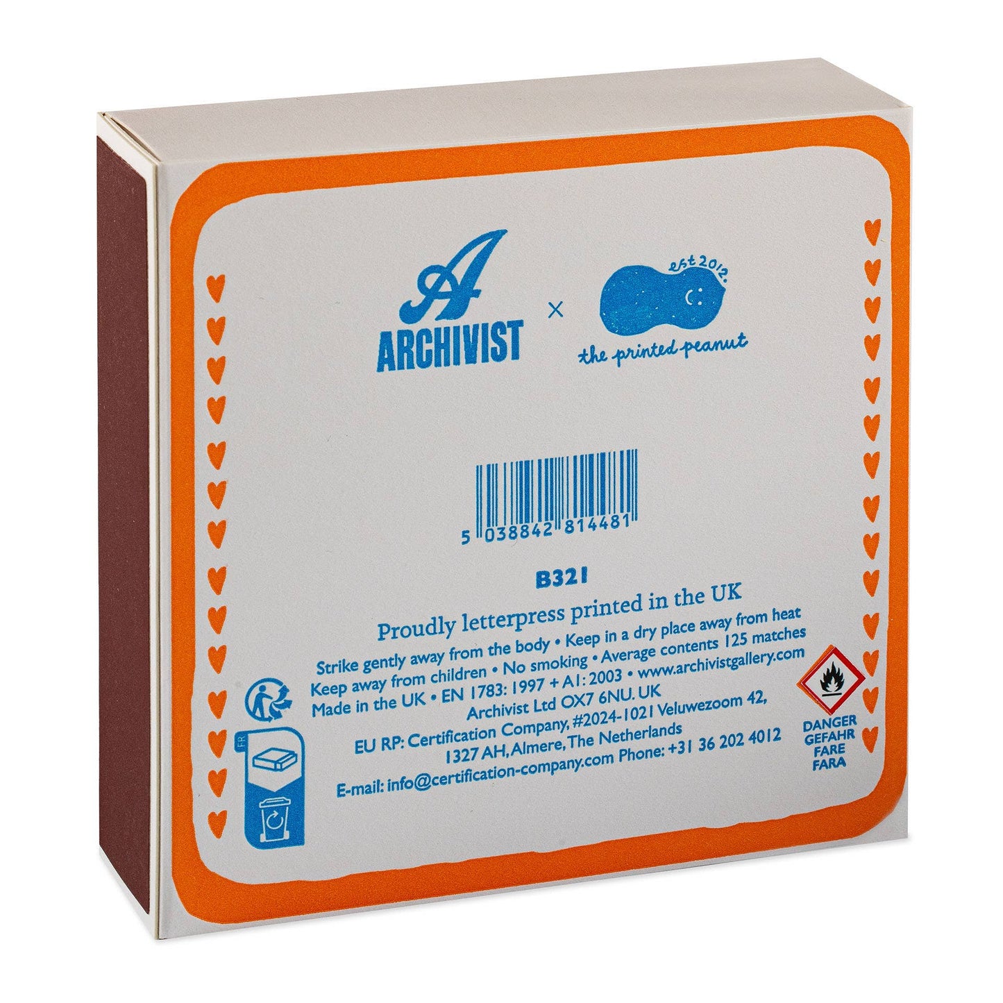 Cat Lover | Square Matchboxes