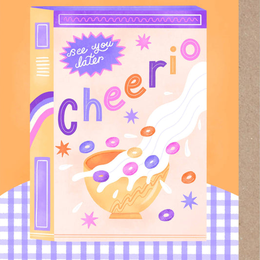 Cheerio - Leaving Card - Goodbye Greeting Card
