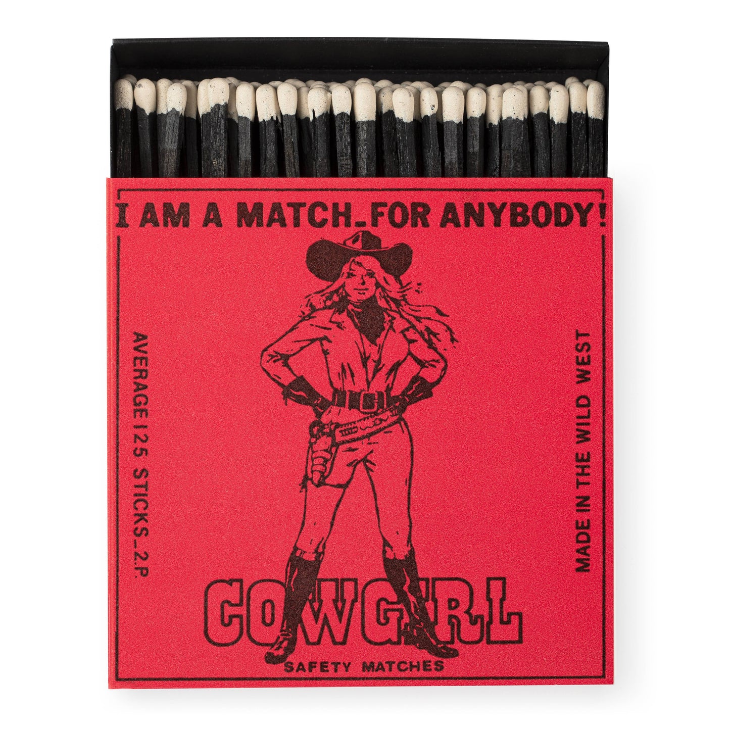 Cowgirl | Square Matchboxes