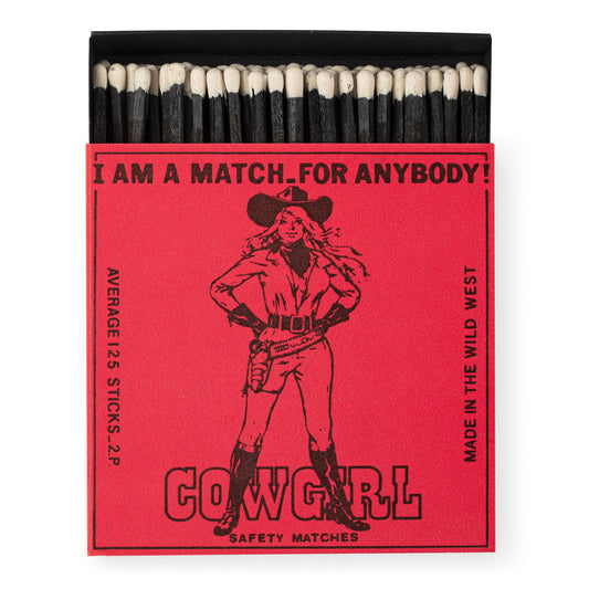 Cowgirl | Square Matchboxes