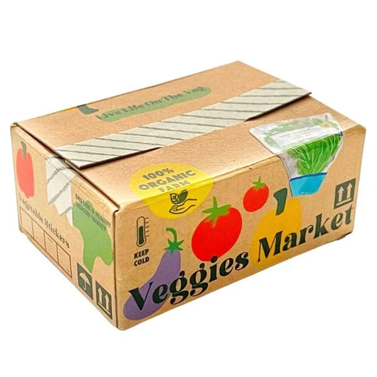 HACO Veggie Foodie Grocery - Box of Flake Japanese Stickers