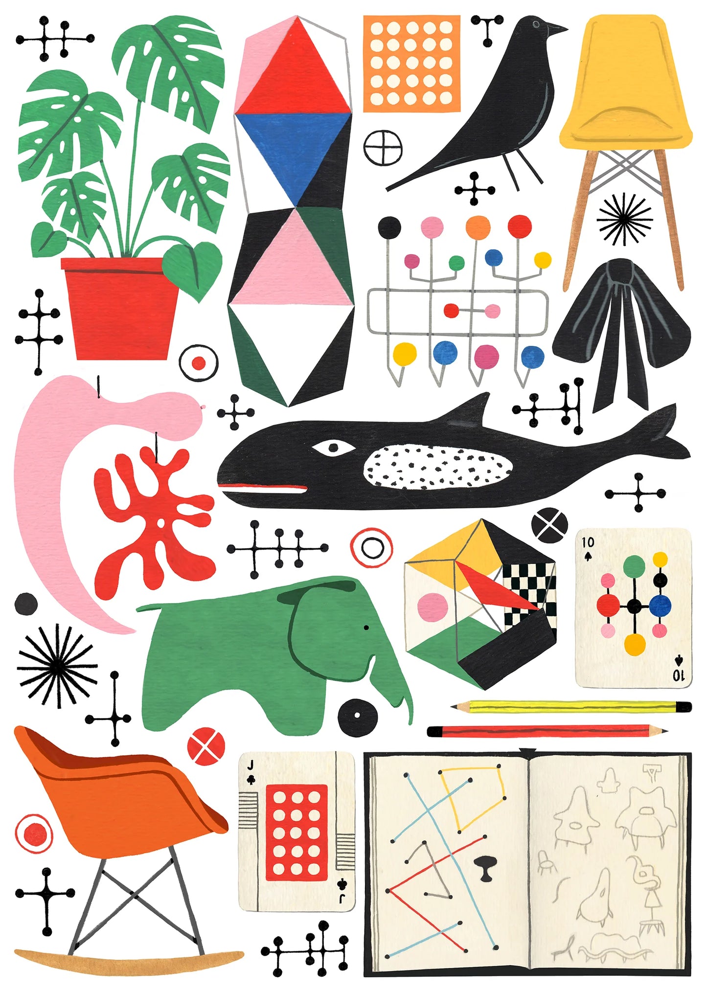 Eames - Design - 1,000 Piece Premium Puzzle Jigsaw