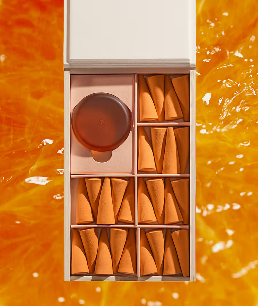 Ripple Incense Cones - Focus - Orange Blossom Mandarin Aroma