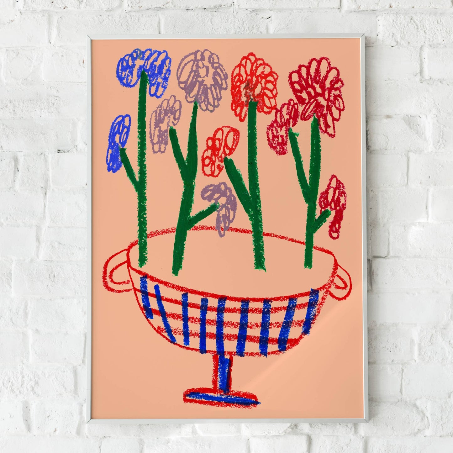 Flower Vase Print A4