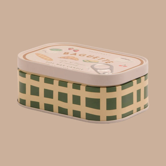 French Baguette Tin Candle - Rosemary Thyme