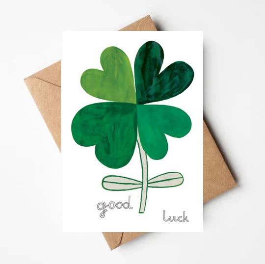 GOOD LUCK card